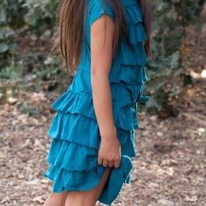 Crew Cuts Tiered layered dress size 4/5 JCrew